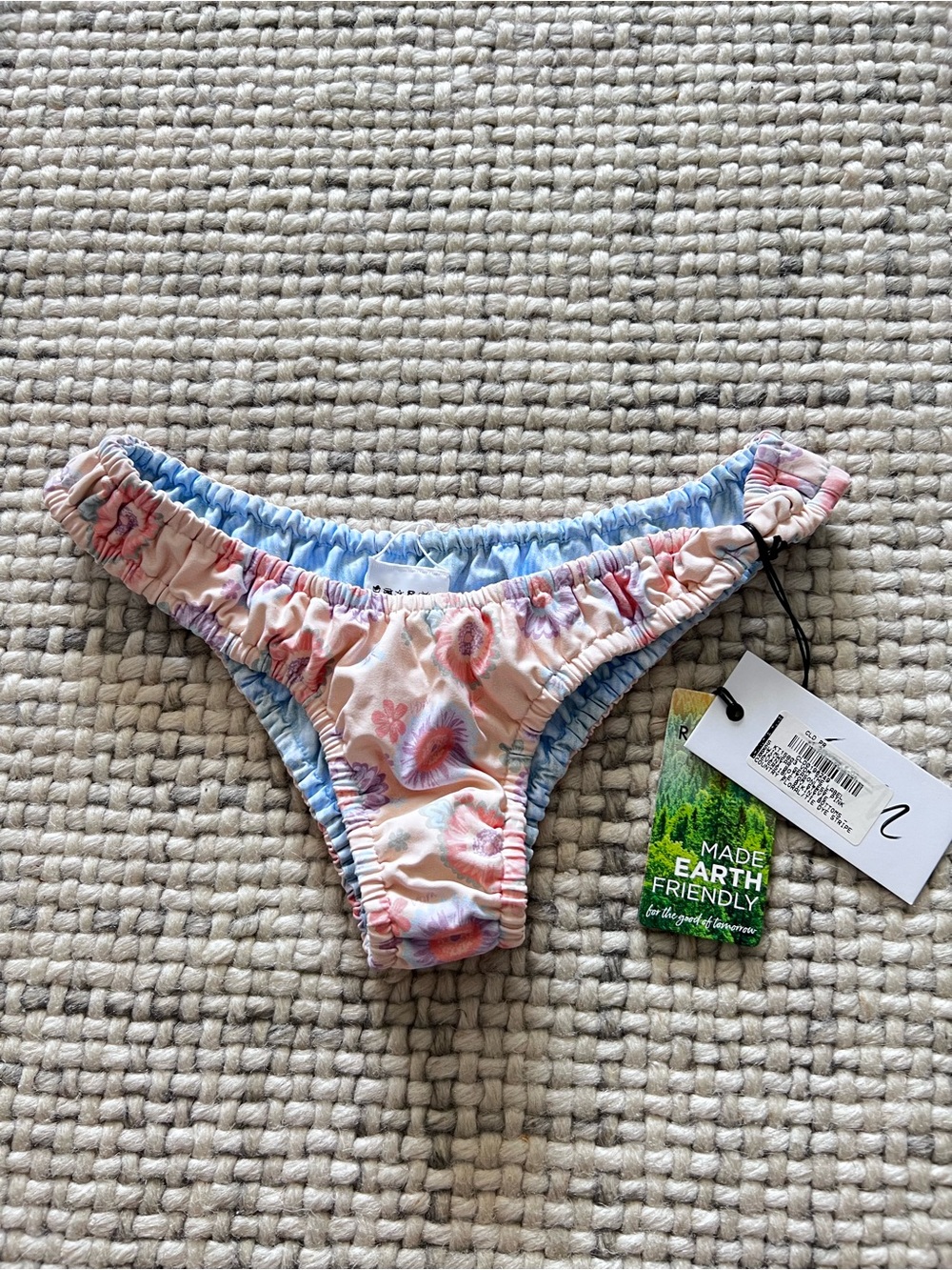 VDM Billie Tide Reversible Floral Bikini Bottom NWT